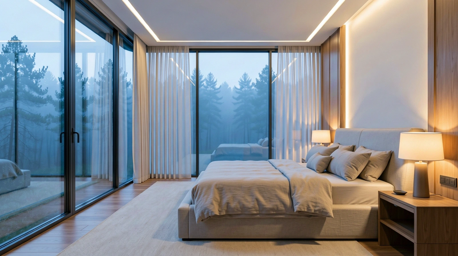 Entorno de descanso sereno